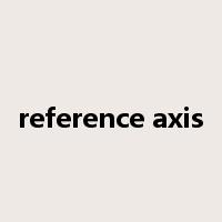 reference axis是什么意思