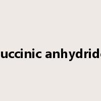 succinic anhydride是什么意思