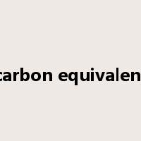 carbon equivalent是什么意思