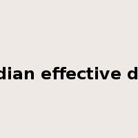 Median effective dose是什么意思