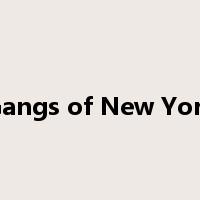 Gangs of New York是什么意思