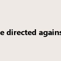 be directed against是什么意思