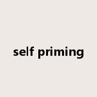 self priming是什么意思