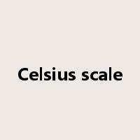 Celsius scale是什么意思