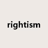 rightism是什么意思