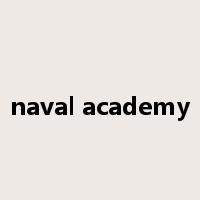 naval academy是什么意思