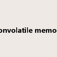 nonvolatile memory是什么意思