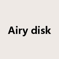 Airy disk是什么意思