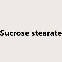 Sucrose stearate是什么意思