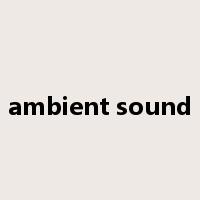 ambient sound是什么意思