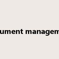 document management是什么意思