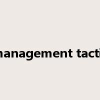 management tactic是什么意思