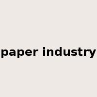 paper industry是什么意思