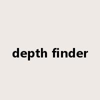 depth finder是什么意思