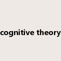 cognitive theory是什么意思