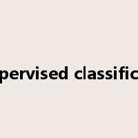 unsupervised classification是什么意思