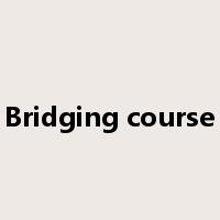 Bridging course是什么意思
