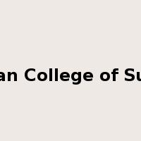 American College of Surgeons是什么意思