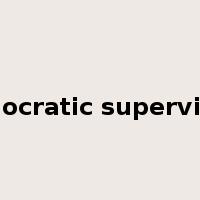 democratic supervision是什么意思
