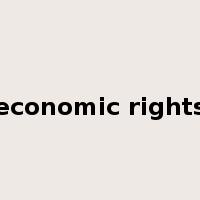 economic rights是什么意思
