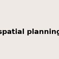 spatial planning是什么意思