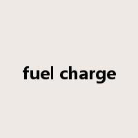 fuel charge是什么意思