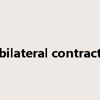 bilateral contract是什么意思
