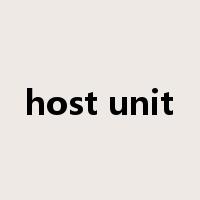 host unit是什么意思