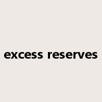 excess reserves是什么意思