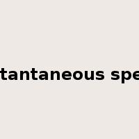 instantaneous speed是什么意思
