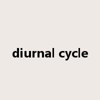 diurnal cycle是什么意思