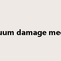 continuum damage mechanics是什么意思