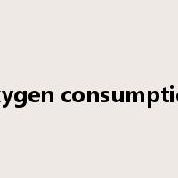 oxygen consumption是什么意思