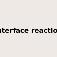 interface reaction是什么意思