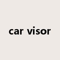 car visor是什么意思