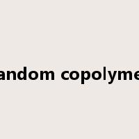 random copolymer是什么意思