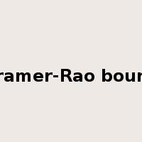 Cramer-Rao bound是什么意思