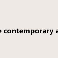 the contemporary age是什么意思