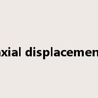 axial displacement是什么意思