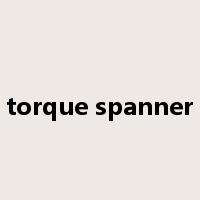 torque spanner是什么意思