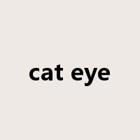 cat eye是什么意思