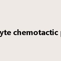 monocyte chemotactic protein是什么意思
