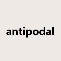 antipodal是什么意思