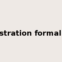 registration formalities是什么意思