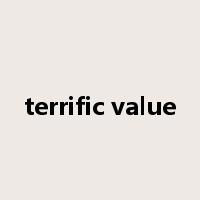 terrific value是什么意思