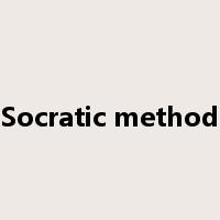 Socratic method是什么意思