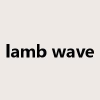 lamb wave是什么意思