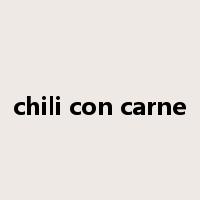 chili con carne是什么意思