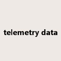 telemetry data是什么意思