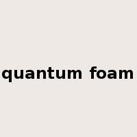 quantum foam是什么意思